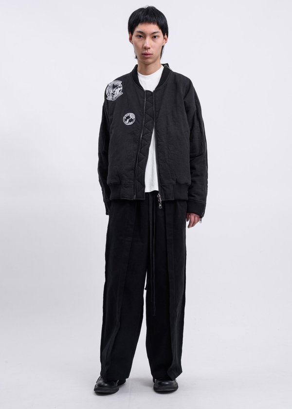 Komakino Peel Reversible MA-1 - Black | Garmentory