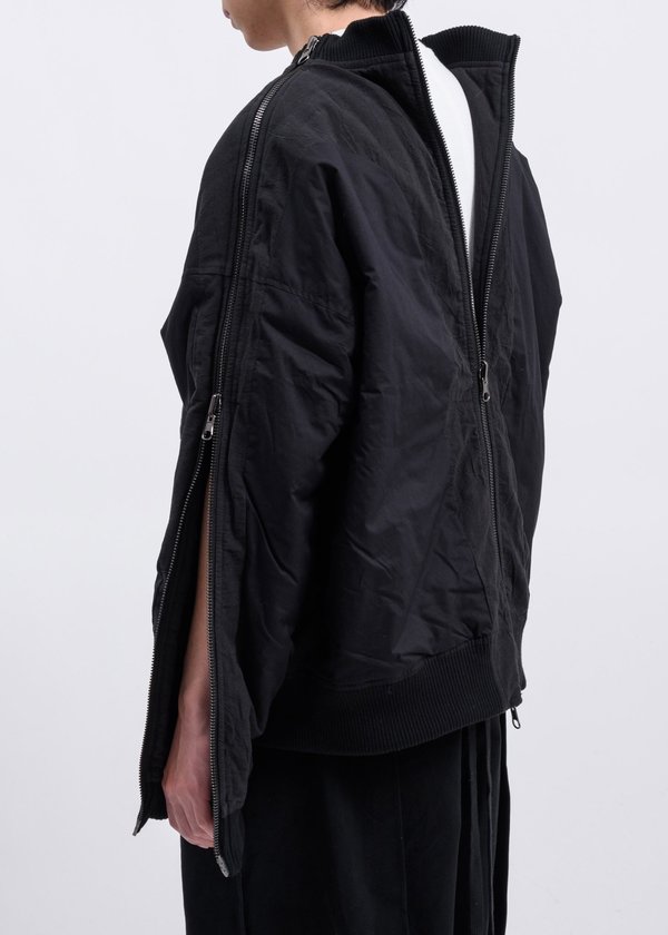 KOMAKINO Peel Reversible MA-1ブラックリバーシブル Komakino Peel Reversible MA-1 - Black | Garmentory