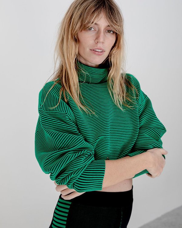 Nagnata CROPPED RIB SWEATER - Tropic 