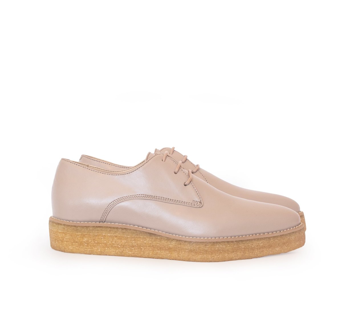 Sydney Brown Crepe Derby - Oyster - Image 1 of 3