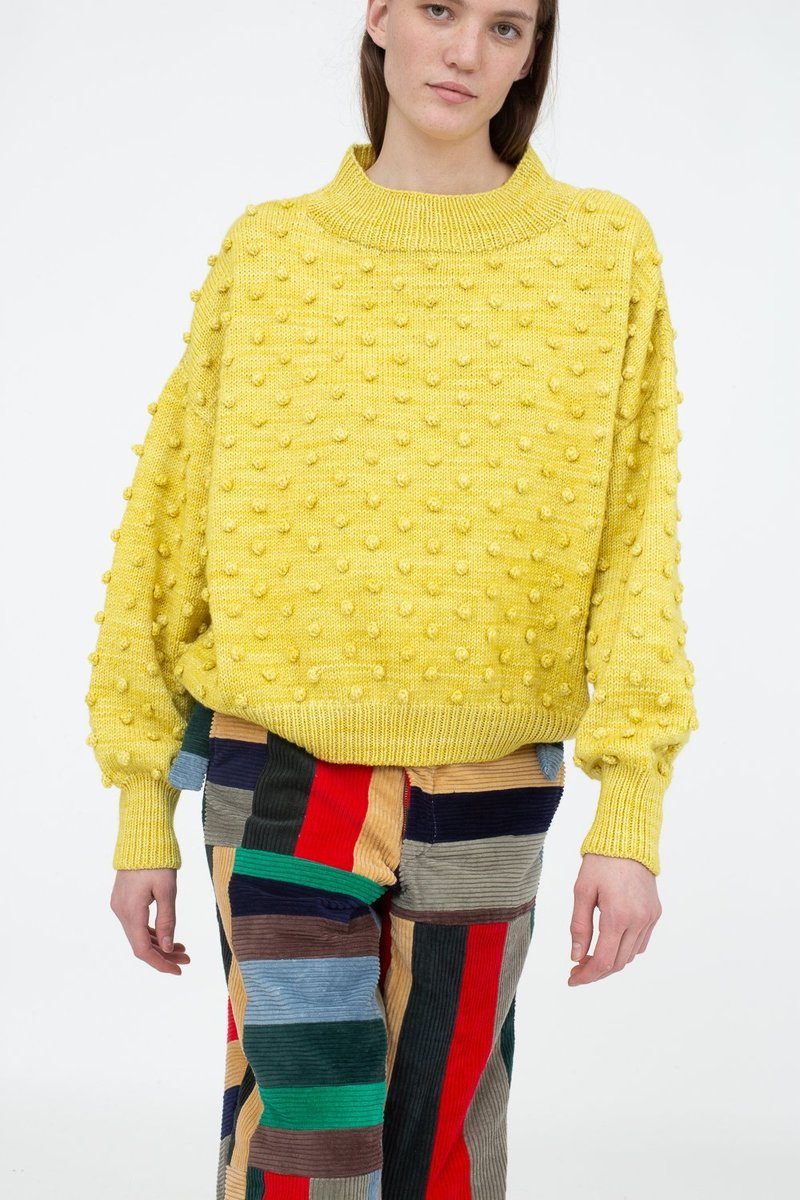 Misha & Puff Popcorn Sweater - Dijon | Garmentory