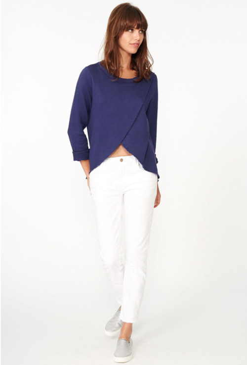 Philanthropy Poppy Petal Front Sweat Philanthropy Poppy Petal Front Sweat