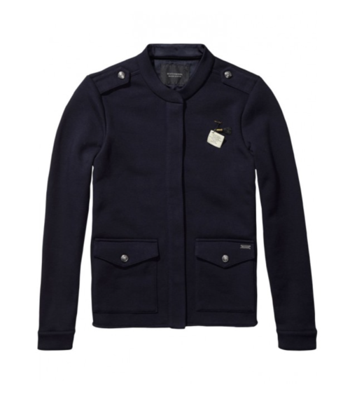 Maison Scotch Military Sweat Jacket Maison Scotch Military Sweat Jacket