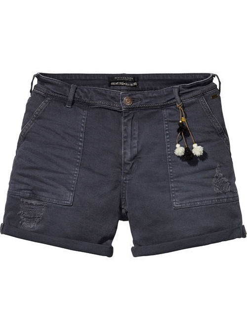 Maison Scotch Embroidered Detail Short Maison Scotch Embroidered Detail Short