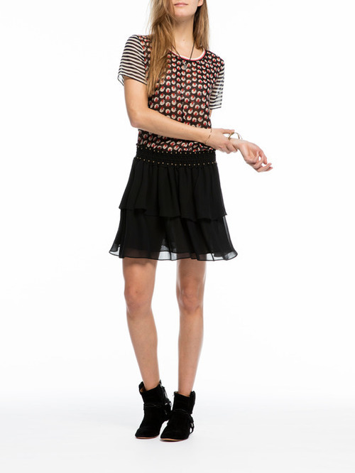 Mixed Print Top Mixed Print Top