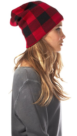Buffalo Plaid Fleece Lined Beanie Buffalo Plaid Fleece Lined Beanie