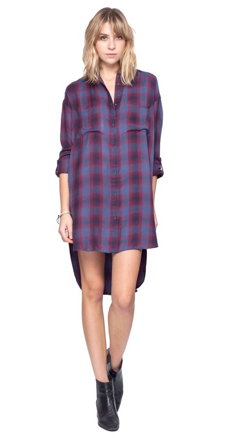 Voyage Plaid Shirt Dress Voyage Plaid Shirt Dress