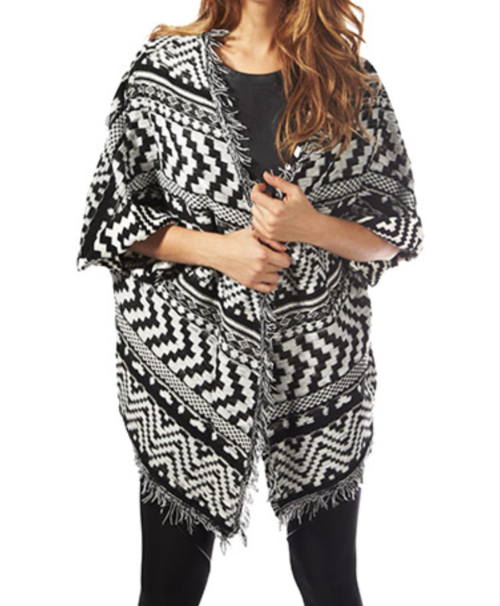 Geo Knit Poncho Geo Knit Poncho