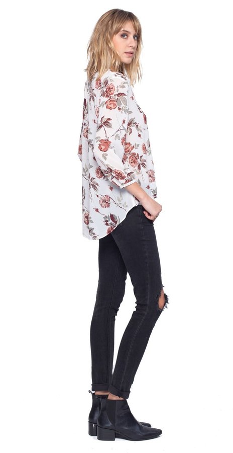 Cave Floral Top Cave Floral Top