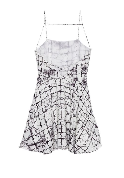 Marble Print Strappy Dress Marble Print Strappy Dress