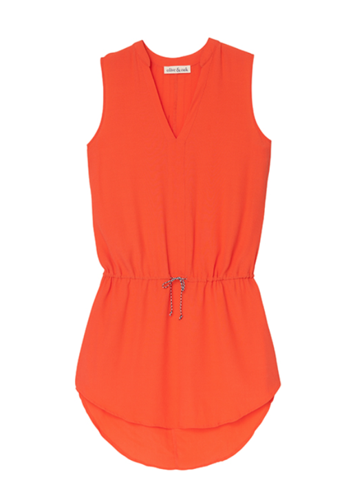 Sleeveless Drawstring Dress Sleeveless Drawstring Dress