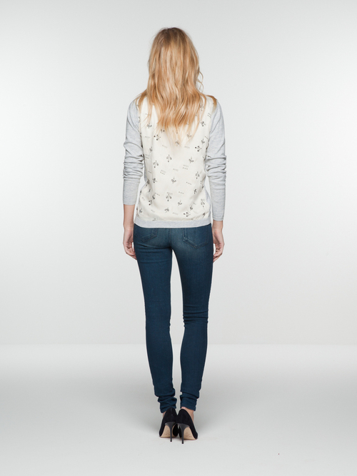 Cardi w/ Embroidered back Cardi w/ Embroidered back