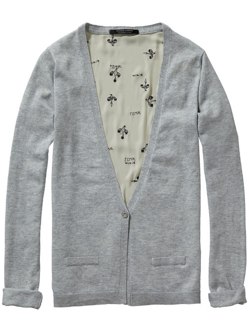 Cardi w/ Embroidered back Cardi w/ Embroidered back