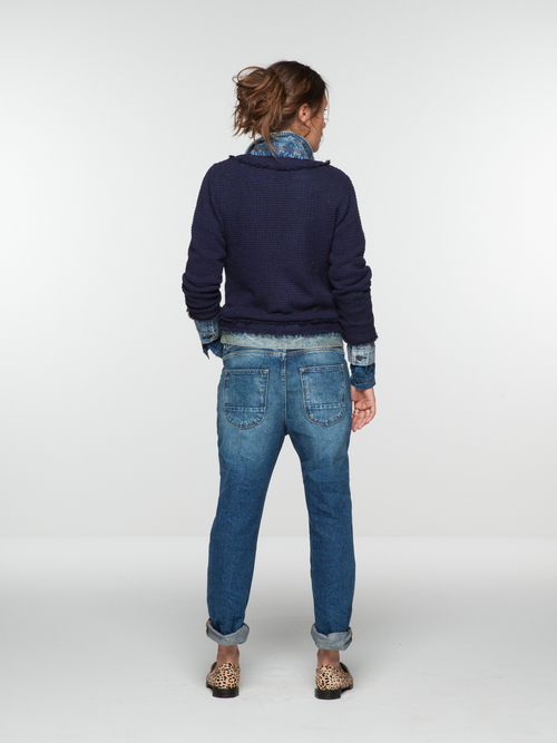 Knit Denim Jacket Knit Denim Jacket
