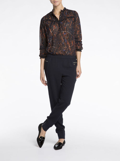 Pleated Print Tunic Pleated Print Tunic