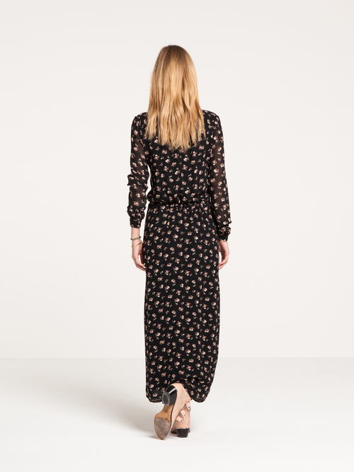Vintage Floral Lace-up Dress Vintage Floral Lace-up Dress
