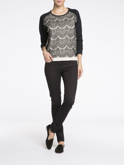 Lace Sweatshirt Lace Sweatshirt