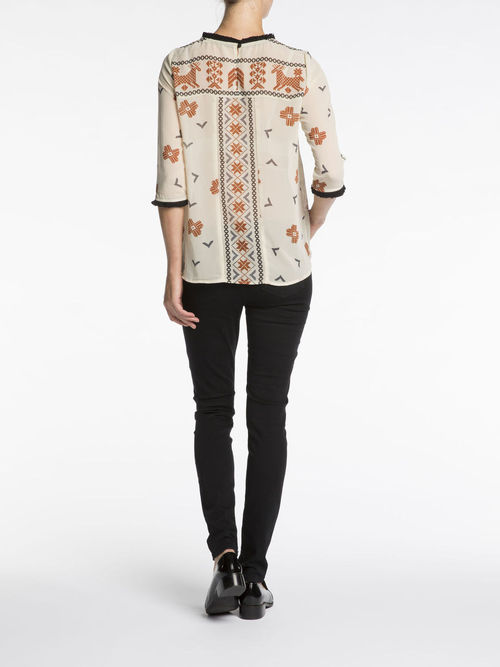 Sheer Fringe Tunic Sheer Fringe Tunic