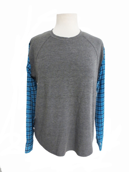 Plaid Sleeve Top Plaid Sleeve Top