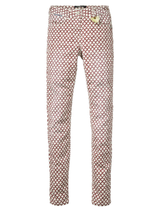 Printed Skinny Pants Printed Skinny Pants