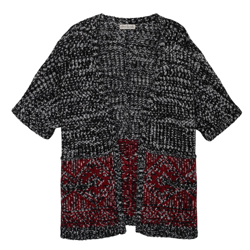 Gray/Red Cardi Gray/Red Cardi