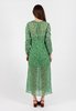 The Fifth Label Medley Long Sleeve Dress - lime floral - Thumbnail 2