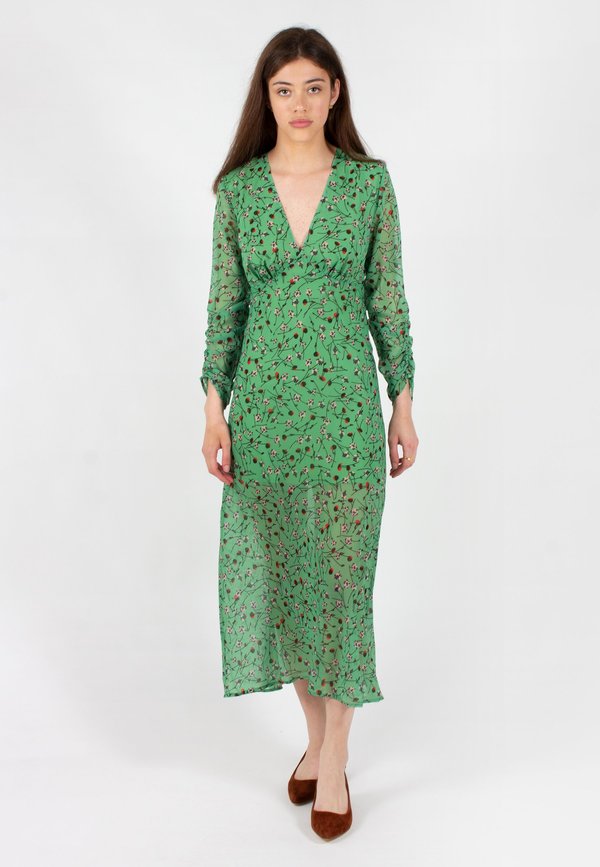 The Fifth Label Medley Long Sleeve Dress - lime floral