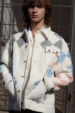 BODE Quilted Workwear Jacket - Multicolor BODE Quilted Workwear Jacket - Multicolor