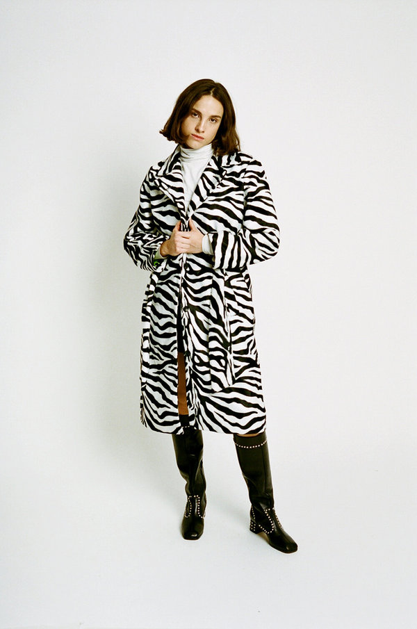 zebra coat