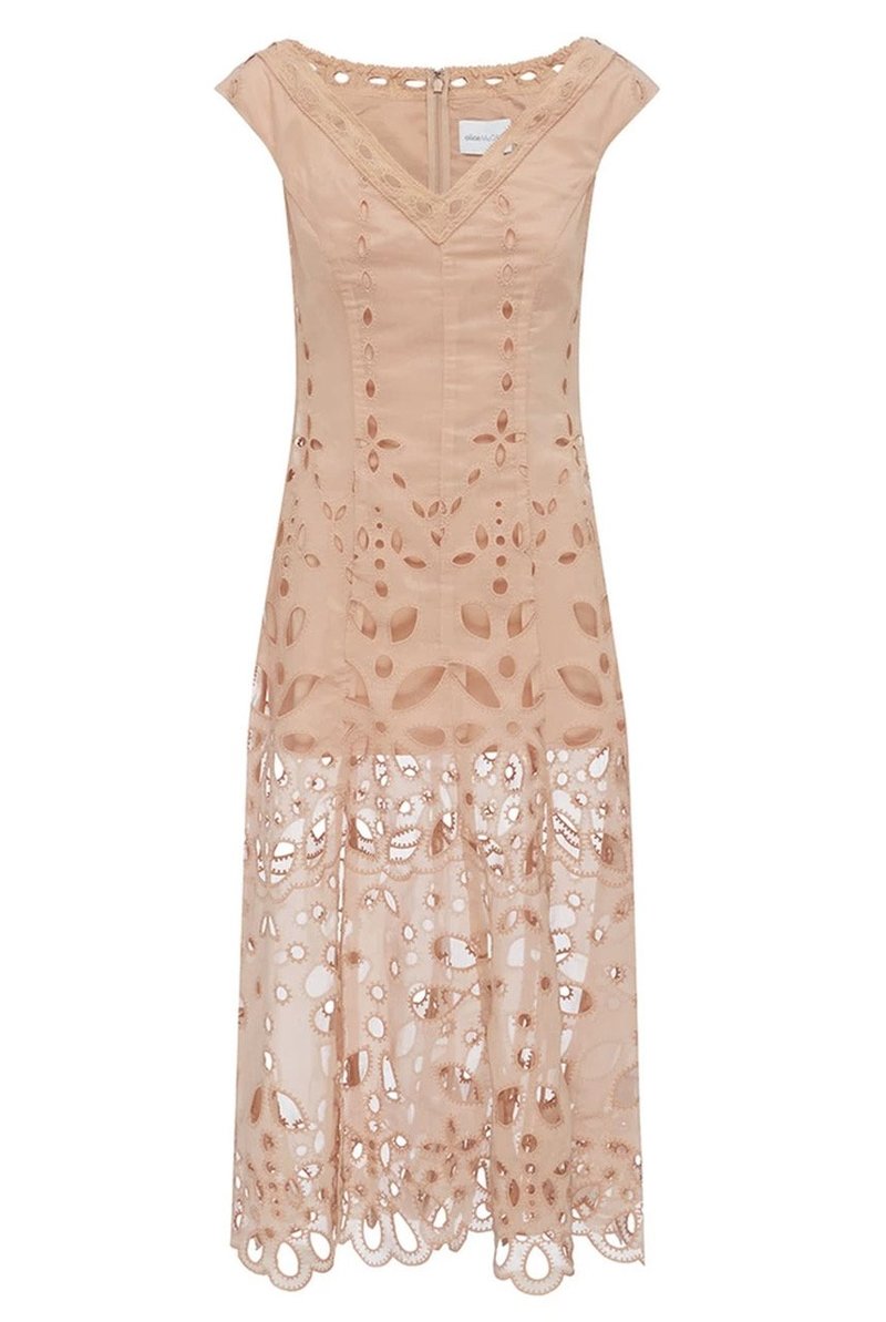 knee length dresses for ladies Alice McCall Baudelaire Midi Dress In White - Passion main image 0