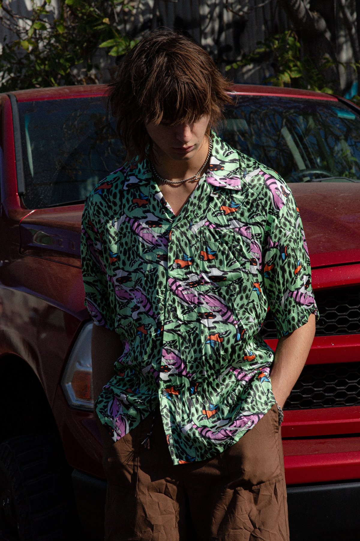 Marni Bruno Bozzetto Silky Shirt - Snake Print | Garmentory