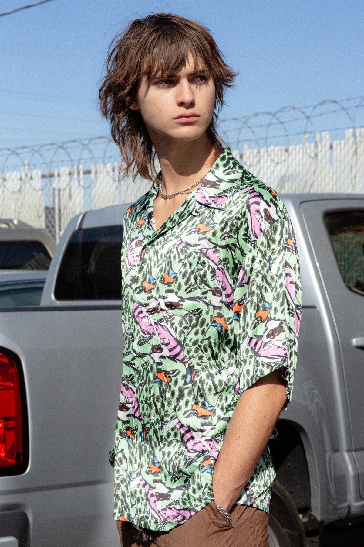 Marni Bruno Bozzetto Silky Shirt - Snake Print | Garmentory