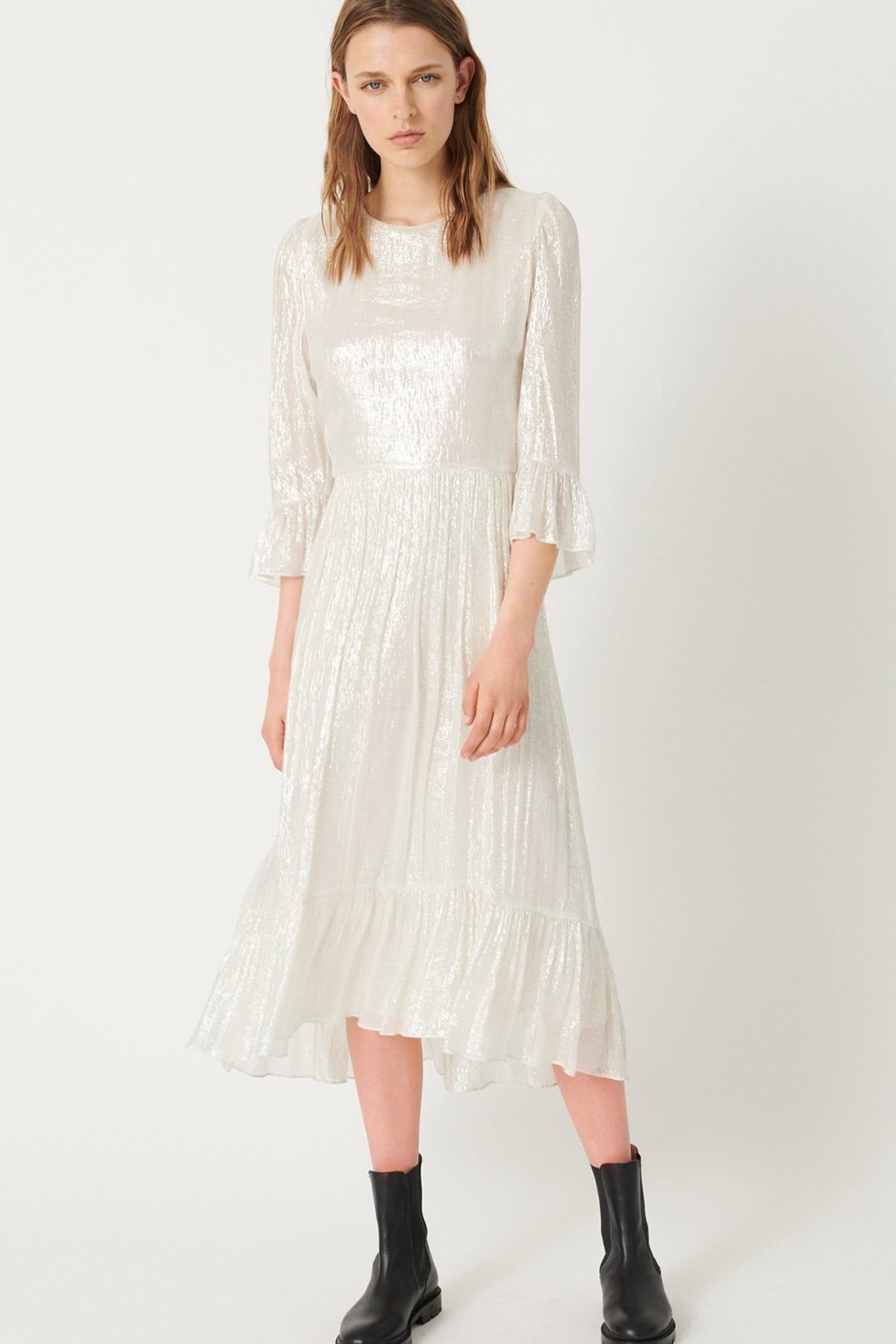 Masscob CAMILLE DRESS - SILVER - Image 1 of 6