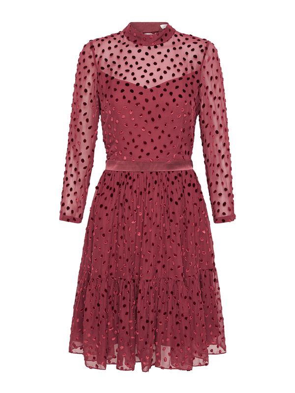 Rebecca Taylor Velvet Dot Dress - red Rebecca Taylor Velvet Dot Dress - red
