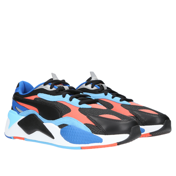 Puma RS-X3 Level Up Sneaker - Black/Hot Coral Puma RS-X3 Level Up Sneaker - Black/Hot Coral
