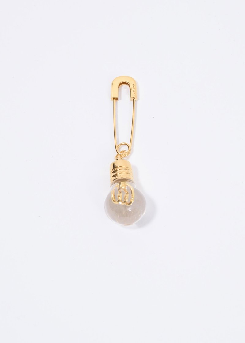 アクセサリー AMBUSH Light Bulb Earring Ambush Light Bulb Single Earring - Gold | Garmentory