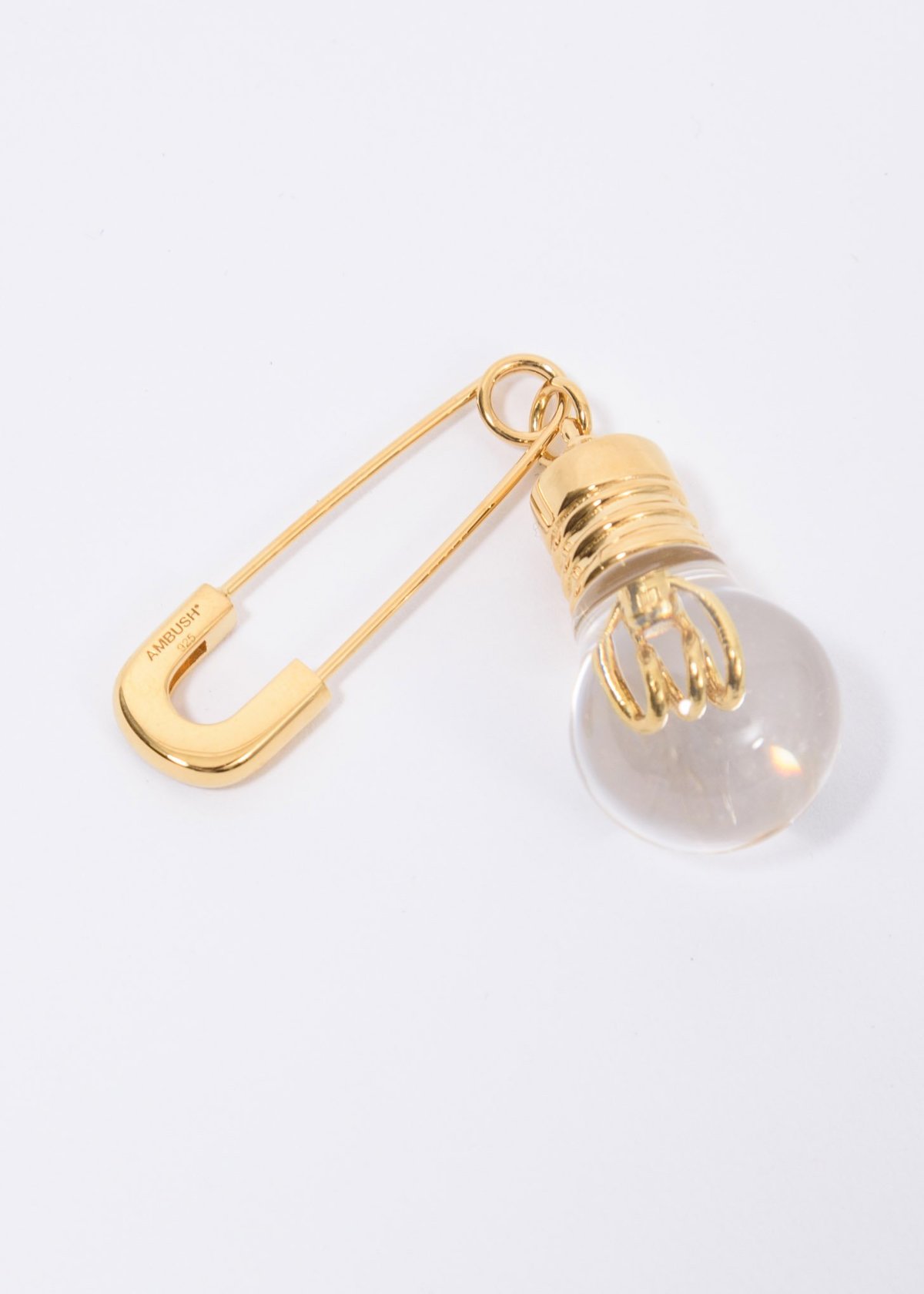アクセサリー AMBUSH Light Bulb Earring Ambush Light Bulb Single Earring - Gold | Garmentory