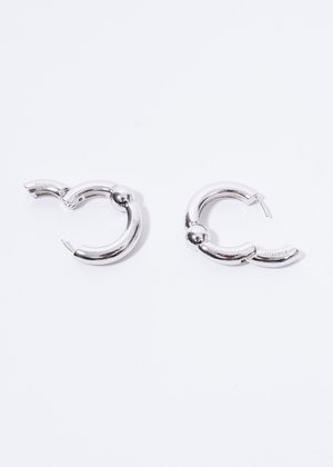 Ambush Ball Closure Earrings - Silver | Garmentory