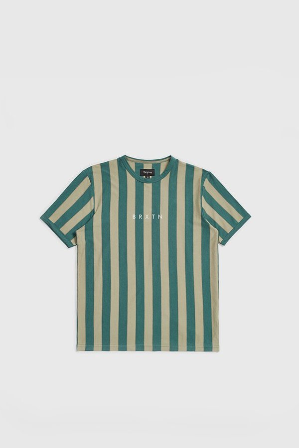Brixton Hilt Emblem S/S Knit - Sage/Emerald Brixton Hilt Emblem S/S Knit - Sage/Emerald