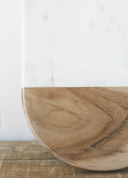 Drake General Store - Oval Marble and Wood Cheeseboard Drake General Store - Oval Marble and Wood Cheeseboard