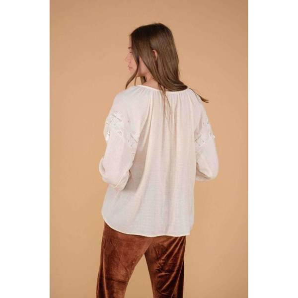 Louise Misha Ljubiaka Blouse - cream Louise Misha Ljubiaka Blouse - cream