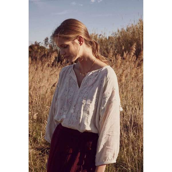 Louise Misha Ljubiaka Blouse - cream Louise Misha Ljubiaka Blouse - cream