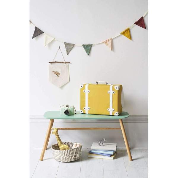 Kids Olli Ella See-Ya Suitcase - Mustard Kids Olli Ella See-Ya Suitcase - Mustard