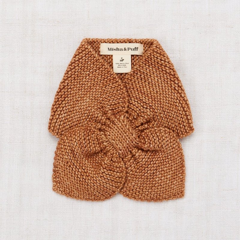 misha&puff■Sledding Scarf■Rose gold Misha And Puff Rose Gold Sledding Scarf In Rose Gold Garmentory