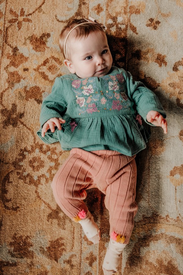 KIDS Louise Misha Ulia Blouse - Lichen KIDS Louise Misha Ulia Blouse - Lichen