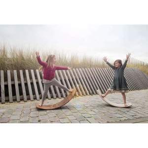 KIDS Wobbel Board Wobbel Waldorf Balance Board - Natural/Mouse Grey KIDS Wobbel Board Wobbel Waldorf Balance Board - Natural/Mouse Grey