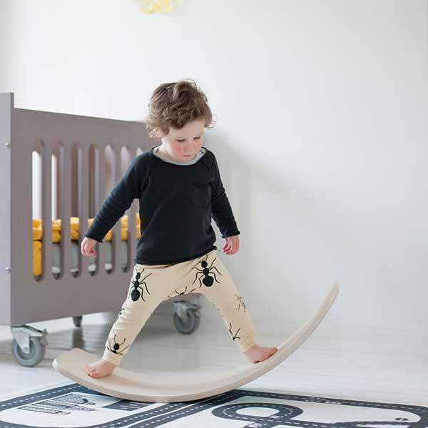 Wobbel Waldorf Balance Board Natural with Transparent Lacquer Wobbel Waldorf Balance Board Natural with Transparent Lacquer