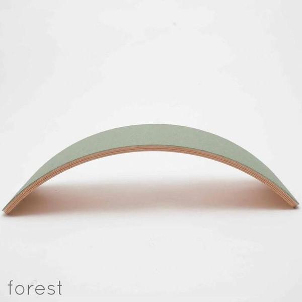 Wobbel Board Waldorf Balance Board - Bamboo/Forest Green Felt Wobbel Board Waldorf Balance Board - Bamboo/Forest Green Felt