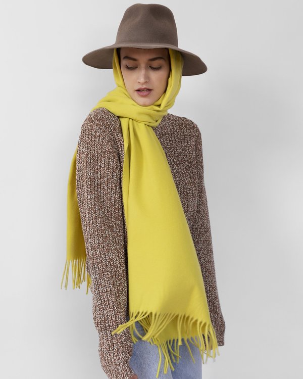 Clyde Wide Brim Pinch Hat - Mink Angora Clyde Wide Brim Pinch Hat - Mink Angora