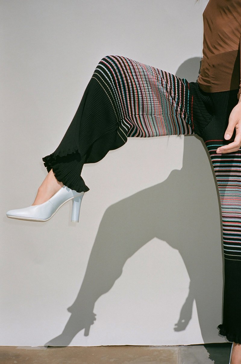 Julia Heuer Willow Pant - Black/Stripes